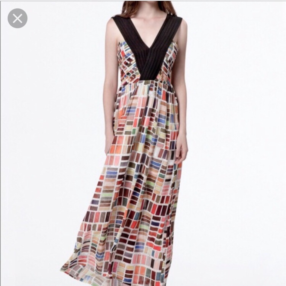 Dear creatures maxi paint chip dress size large